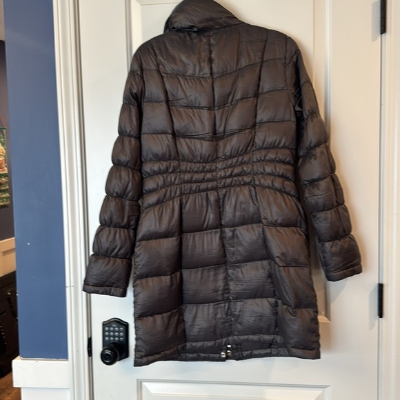 Michael Kors Gray Packable Down Fill Puffer Jacket Coat Women’s Size Medium - Picture 9 of 13